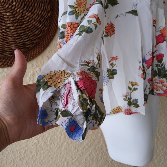 Isabel Marant Ivia Floral Silk Blouse - Picture 3 of 8